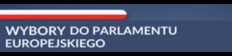 Ikona logo Wybory do Parlamentu Europejskiego 9.06.2024 w menu